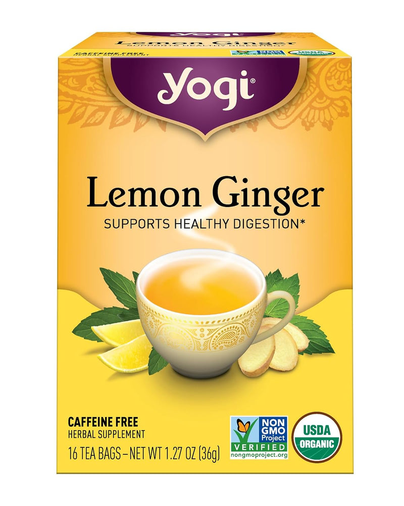 Yogi Lemon Ginger Tea — 16 Bags