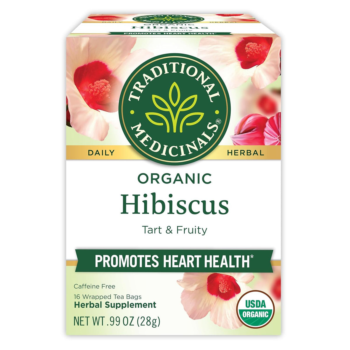Traditional Medicinals Organic Hibiscus Tea — 16 Bags