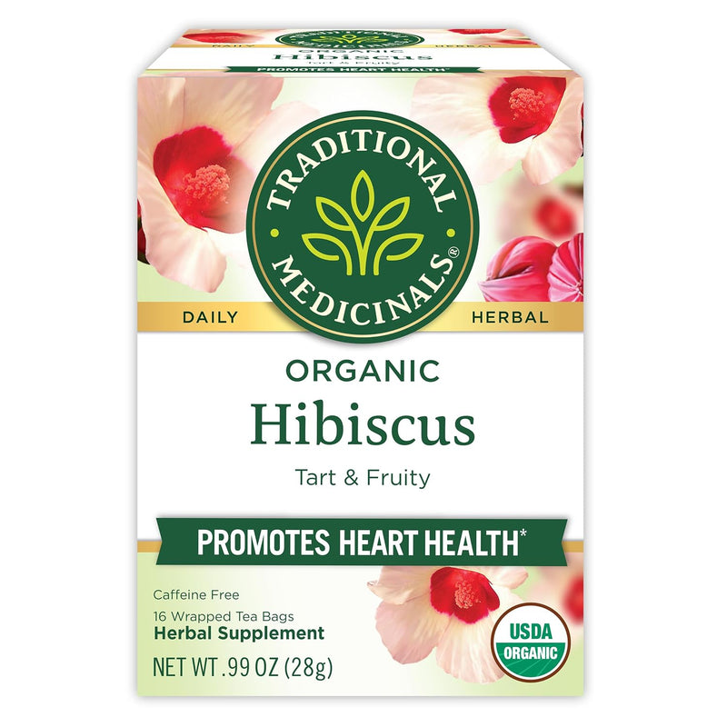 Traditional Medicinals Organic Hibiscus Tea — 16 Bags